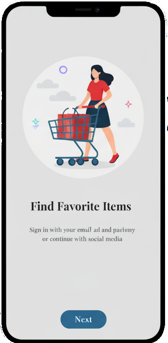 E-commerce Mobile App Screen 3